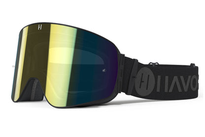 Obsidian Infinity Goggles | Havoc Black and Gold | Off-Road and Motocross Riders