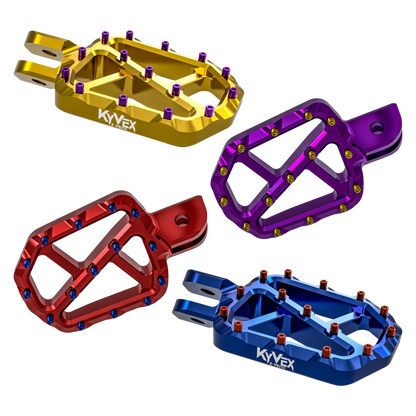 KyVex Billet Wide Foot Pegs