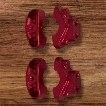 RTR Accent Kit | Colored Bar Clamps, Brake Bracket & Triple Clamps | By Electro & Co