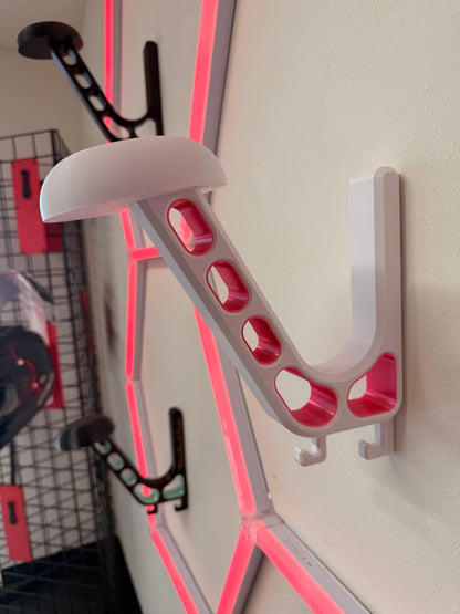 Heavy-Duty Helmet Wall Mount | Motorcycle and Riding Gear Storage