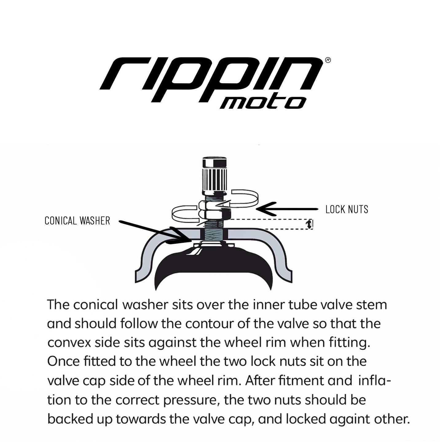 Rippin Moto Heavy-Duty Inner Tubes - Front & Rear Combo Pack | for Mini moto & pit bike | By Rippin Moto