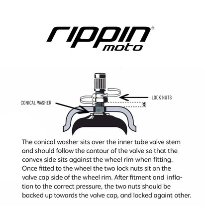 Rippin Moto Heavy-Duty Inner Tubes - Front & Rear Combo Pack | for Mini moto & pit bike | By Rippin Moto