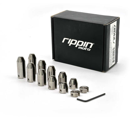 Rippin Moto 12 Pack Spoke Wheel Weights (Nickel Finish)