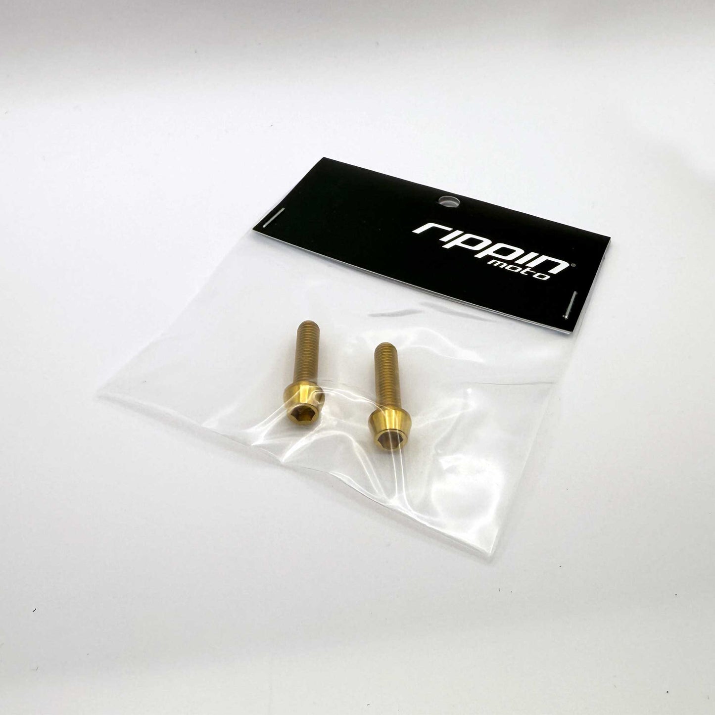 Titanium Caliper Bolts 2-Pack [M6x25mm] By Rippin Moto