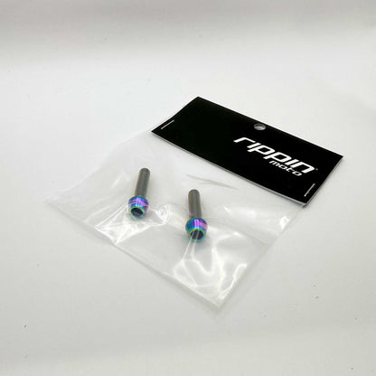 Titanium Caliper Bolts 2-Pack [M6x25mm] By Rippin Moto