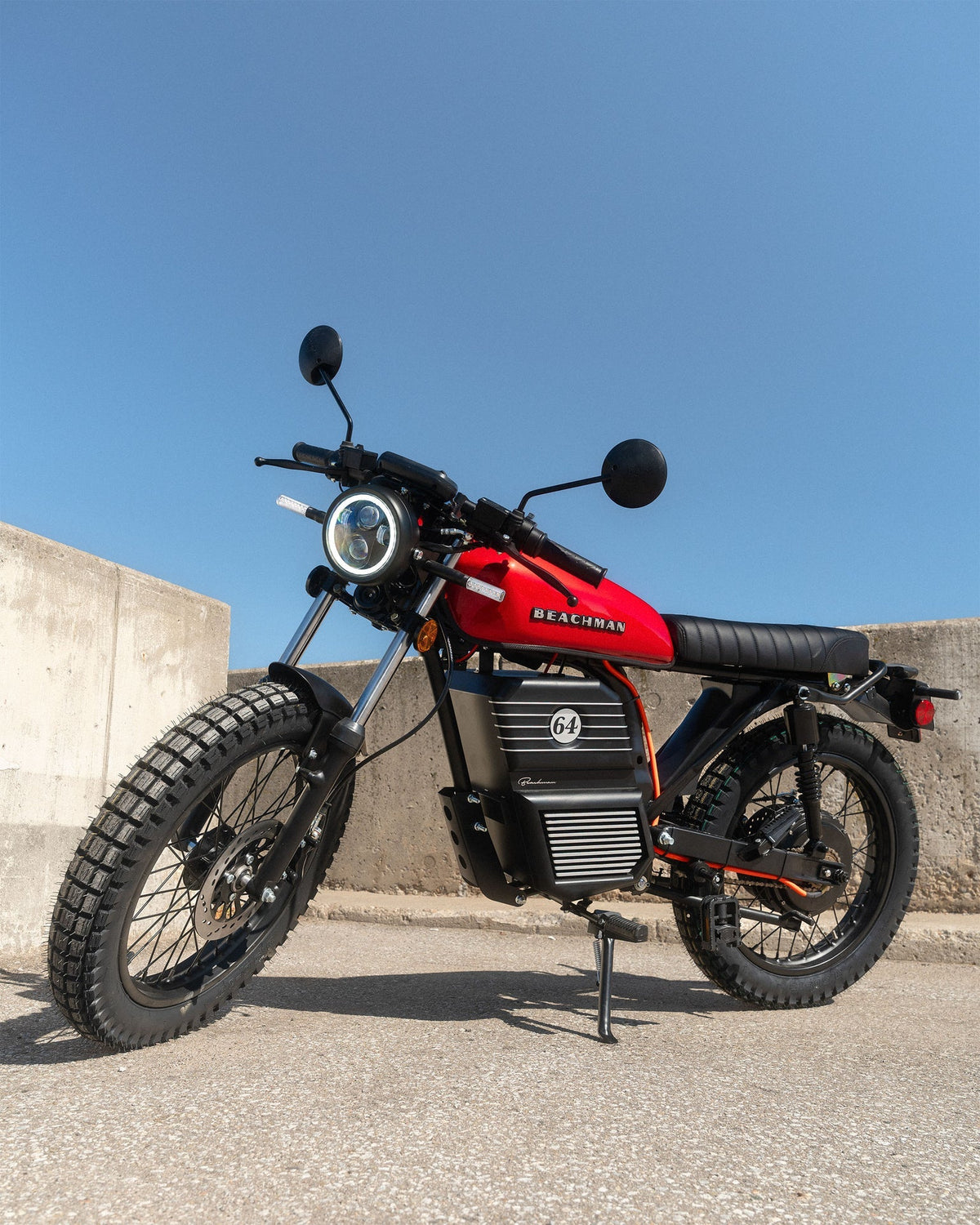Beachman 64 E-Bike | 72V Electric Cafe Racer