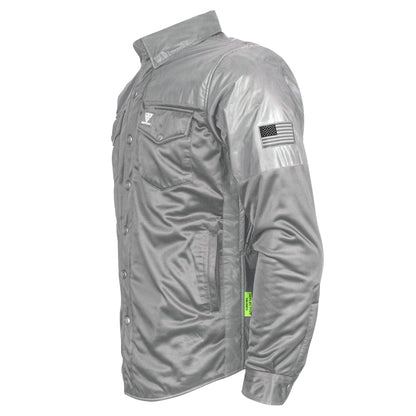 Ultra Reflective Shirt "Twilight Titanium" - Gray with Pads
