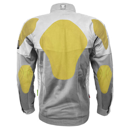 Summer Mesh Reflective Shirt "Twilight Titanium" - Gray with Pads