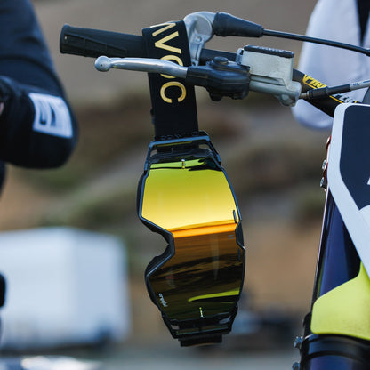 Regal Helios Goggles | Havoc Gold, Black and Smoke | Off-Road and Motocross