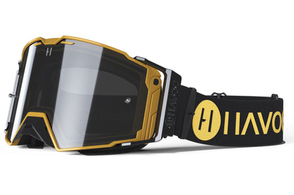 Regal Helios Goggles | Havoc Gold, Black and Smoke | Off-Road and Motocross