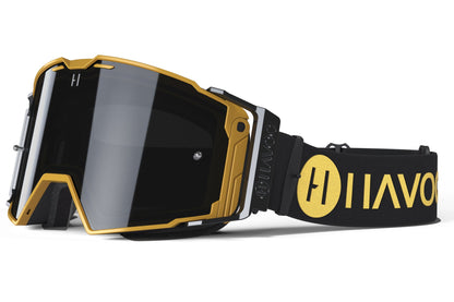 Regal Helios Goggles | Havoc Gold, Black and Smoke | Off-Road and Motocross