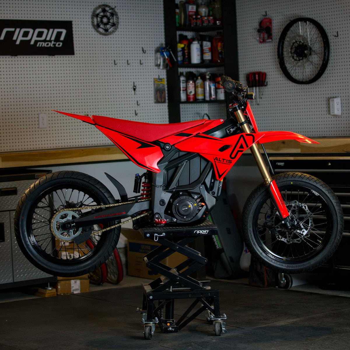 Rippin Moto Blackline RTR Supermoto Wheelset | Stark Varg & Altis Omega