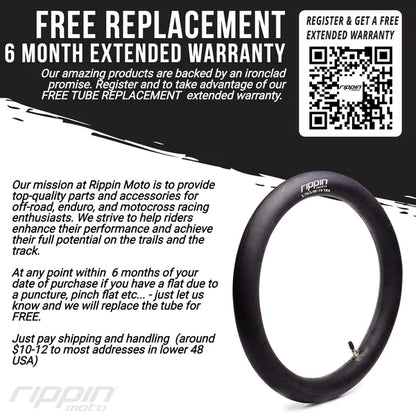 Rippin Moto Heavy-Duty Inner Tubes - Front & Rear Combo Pack | for Mini moto & pit bike | By Rippin Moto
