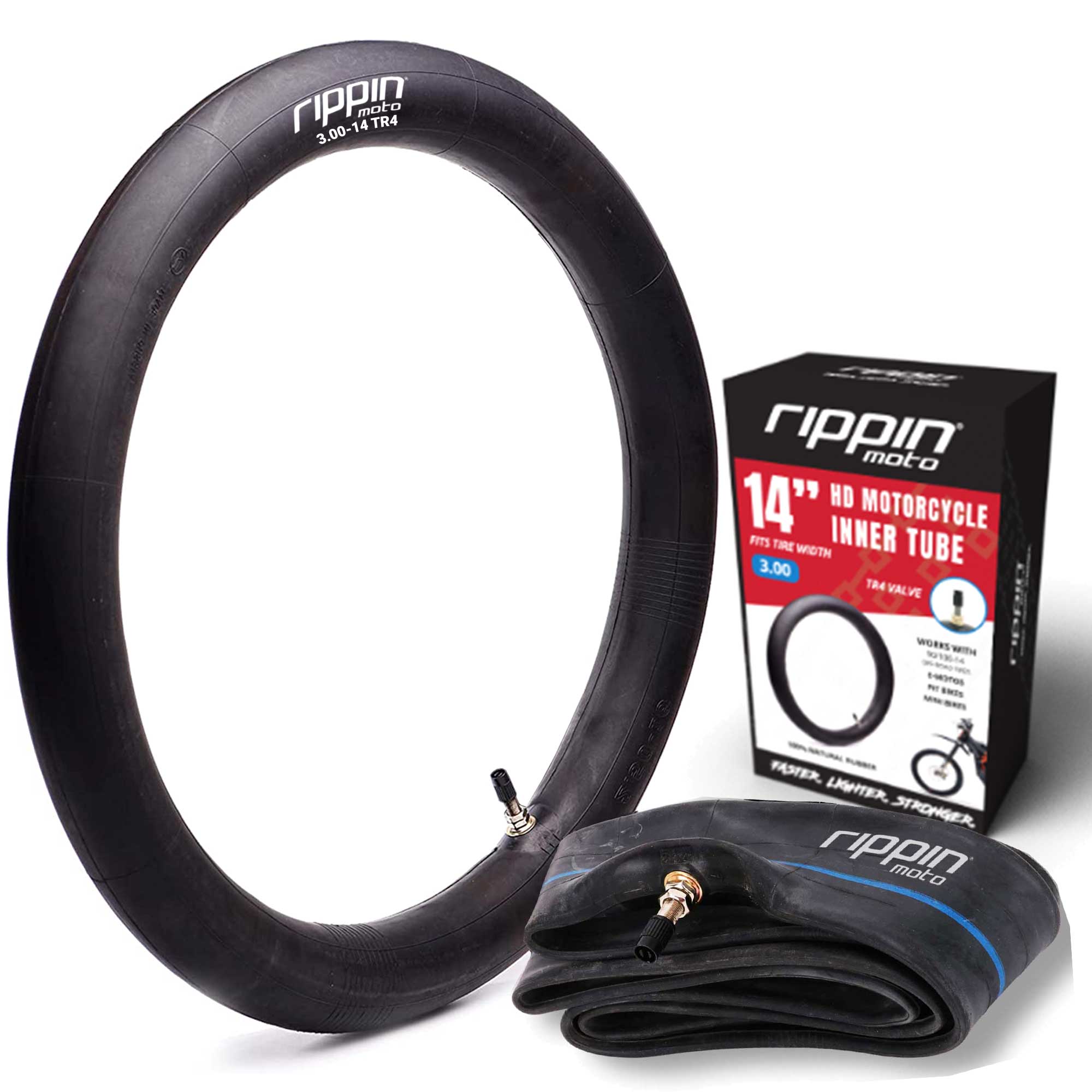 3.00-14 Dirt Bike Inner Tube – Straight Valve Stem – Replaces 90/100-14 – FELLERS SMALL ENGINES