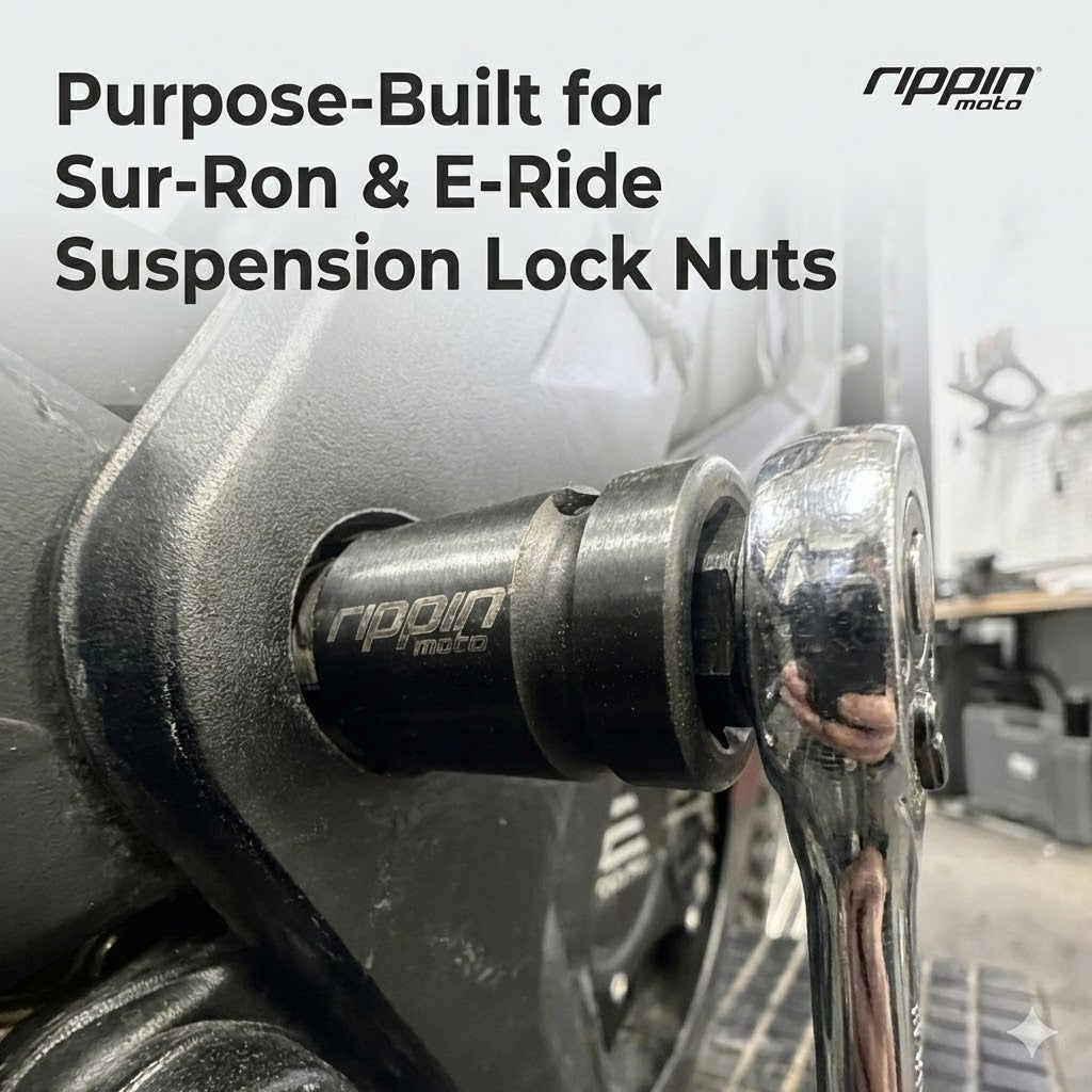 4-Pin Jackshaft & Swing Arm Lock Nut Socket | Sur-Ron & E-Ride Pro | by Rippin Moto