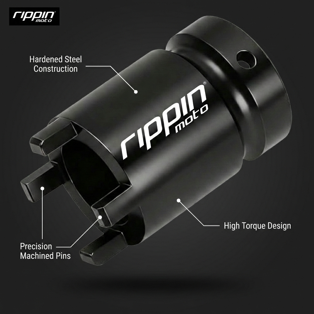 4-Pin Jackshaft & Swing Arm Lock Nut Socket | Sur-Ron & E-Ride Pro | by Rippin Moto