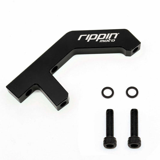 Rippin Moto 250mm Front Caliper Adapter for 2018-2021 Surron X & Segway X160 X260 with DNM Forks - REVRides