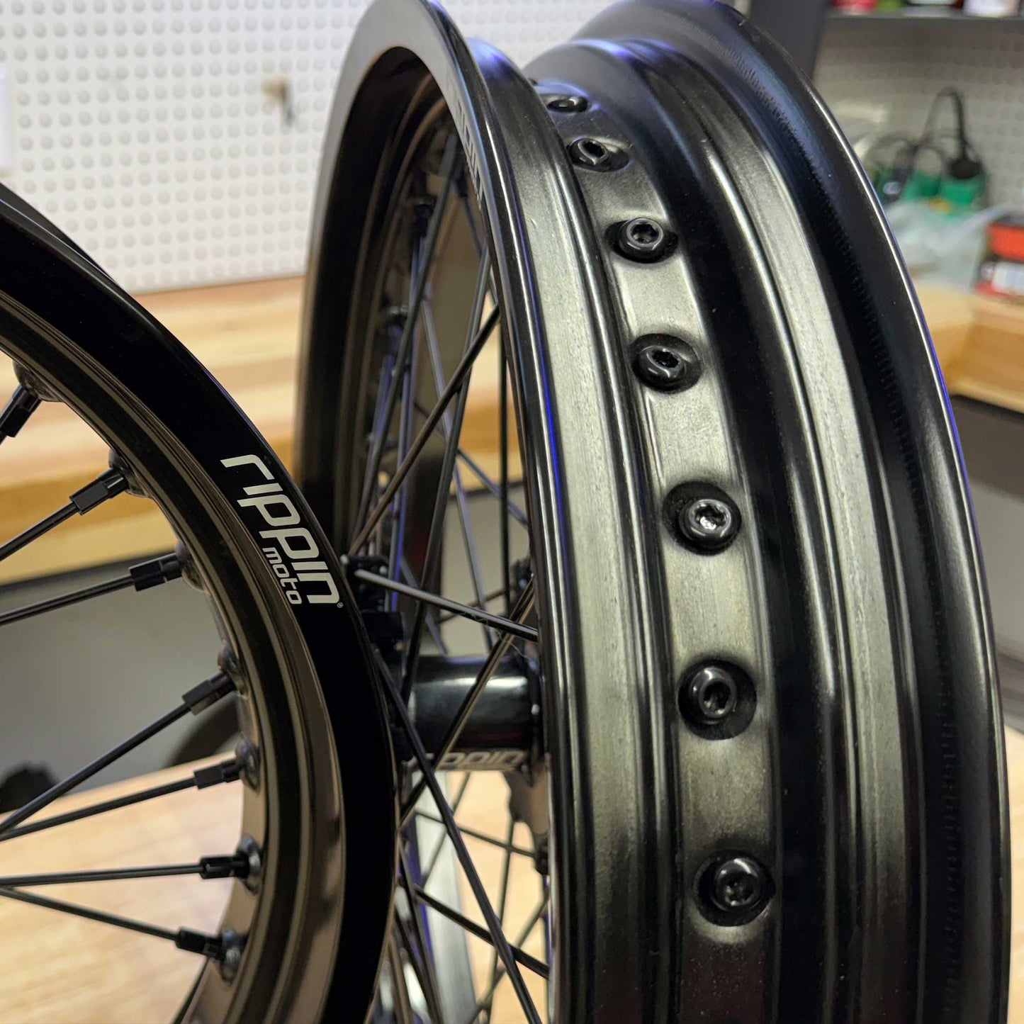 Rippin Moto Blackline Supermoto Wheelset | E-Ride Pro SS 2.0
