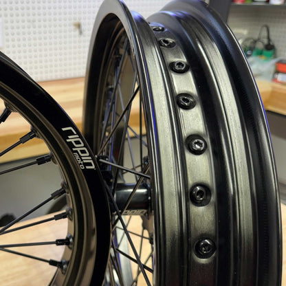 Rippin Moto Blackline Supermoto Wheelset | Talaria Komodo