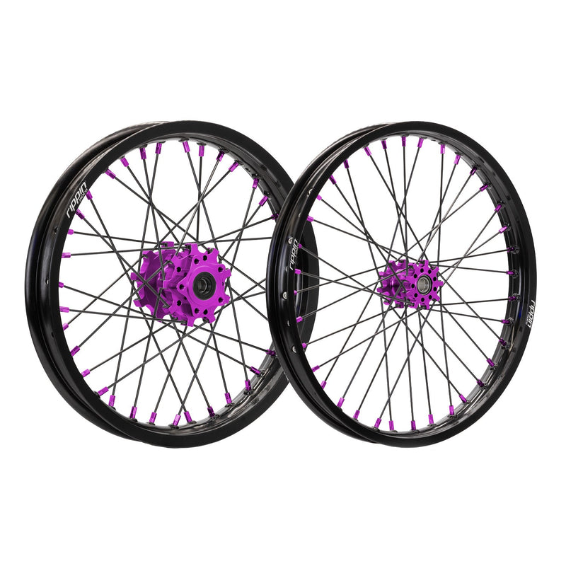 Blackline 17/17” Supermoto VersaMoto Wheel & Tire Bundle | For