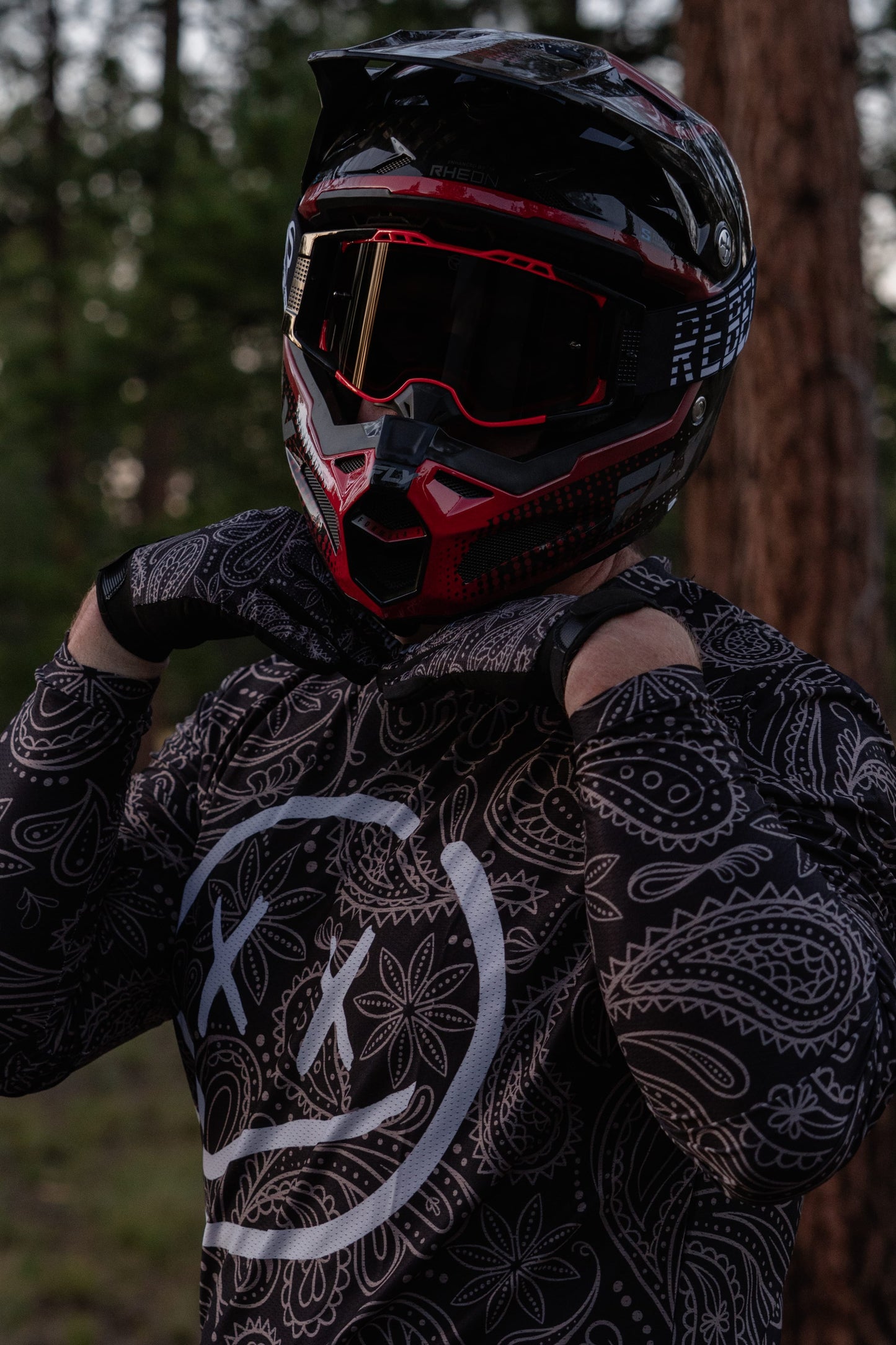 Numbskull Menace Moto/MTB Jersey 2.0: Paisley | Technical Riding Jersey
