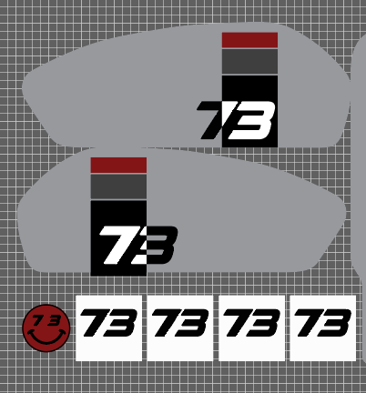 C1X style Replica decal kit for Super 73 RX - REVRides