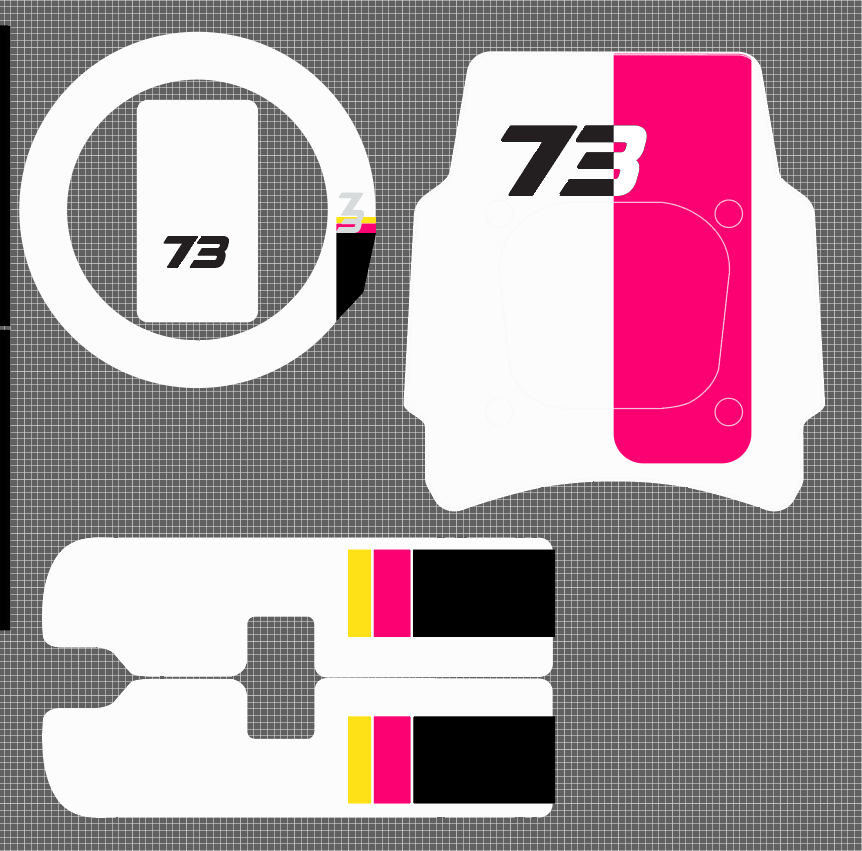 C1X style Replica decal kit for Super 73 RX - REVRides