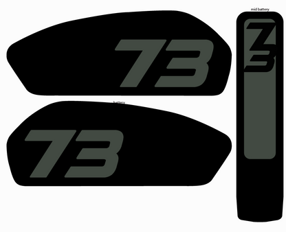 Adventure style 3pc battery Replica decals for Super 73 R / Rx / S2 - REVRides