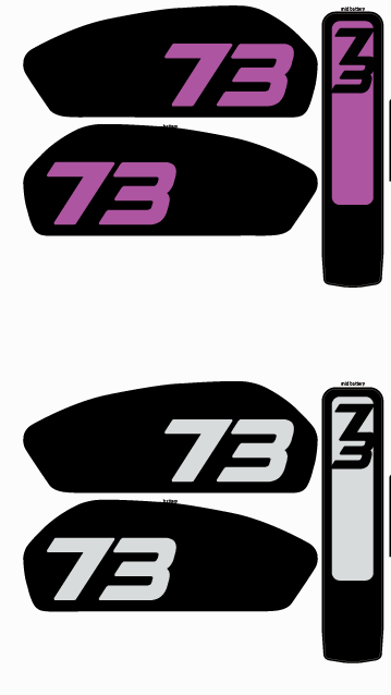 Adventure style 3pc battery Replica decals for Super 73 R / Rx Adventure style 3pc battery Replica decals for Super 73 R / Rx
