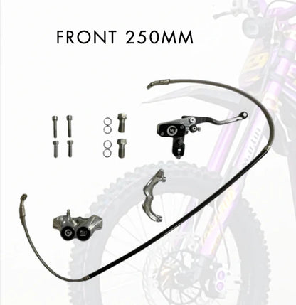 Volar Sport Full Brake Kit | Front & Rear | For E-Ride Pro, Sur-Ron, Talaria & More