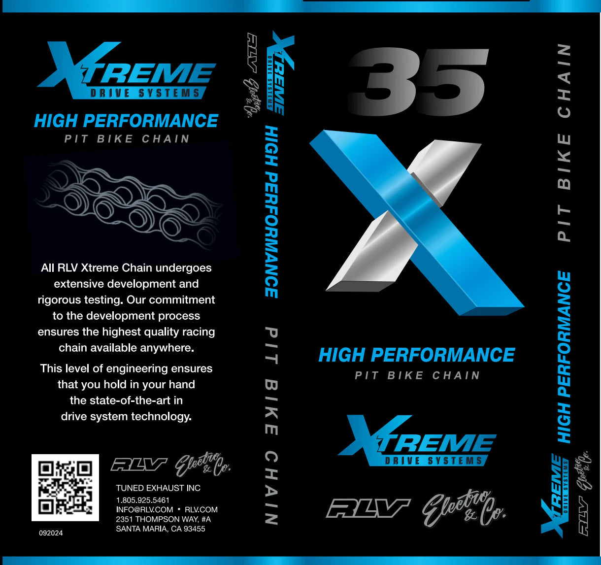 ETM™ RTR Extreme High Performance #35 Chain | 114-Link | By RLV x Electro & Co