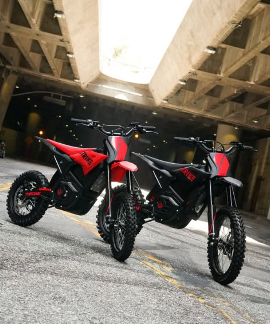 Strike Shadow by Throne Cycles | 48V 3kW 23.4ah | Youth Electric Pit Bike