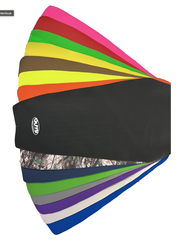 Gripper Seat Cover with Ribs color outside and rib color | By GUTS Racing | For E Ride Pro S, SS, 2.0, 3.0, SR