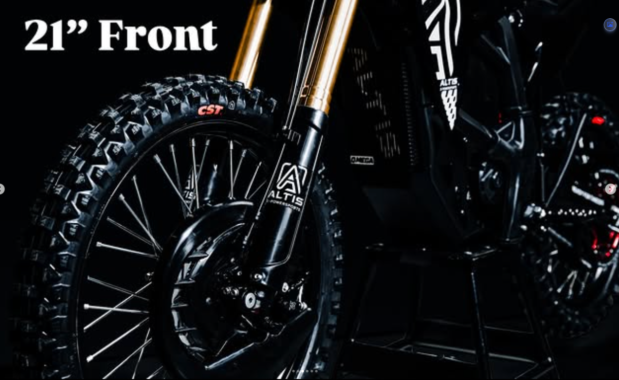 Altis Omega | Full-Size Electric Dirt Bike for Motocross & Racing