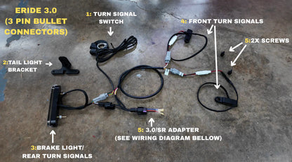 Project 9 Turn Signal & Brake Light Kit | Plug‑N‑Play| for Sur-Ron, Talaria & E-Ride Pro 3.0 | by Project 9 Designs