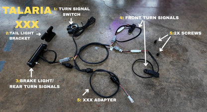 Project 9 Turn Signal & Brake Light Kit | Plug‑N‑Play| for Sur-Ron, Talaria & E-Ride Pro 3.0 | by Project 9 Designs