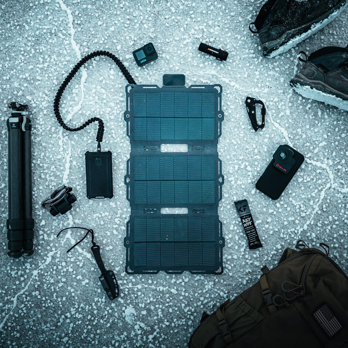 Dark Energy Spectre 18W Solar Panel | Portable Off-Grid Charging for Outdoor Gear