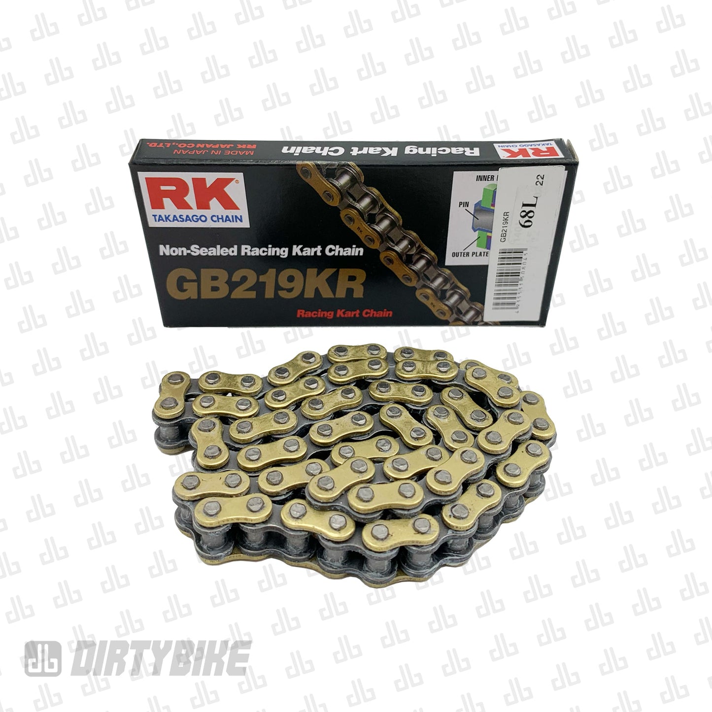 DirtyBike RK Gold Series 219 Primary Chain Drive Kit | Surron Light Bee, Segway X160/X260