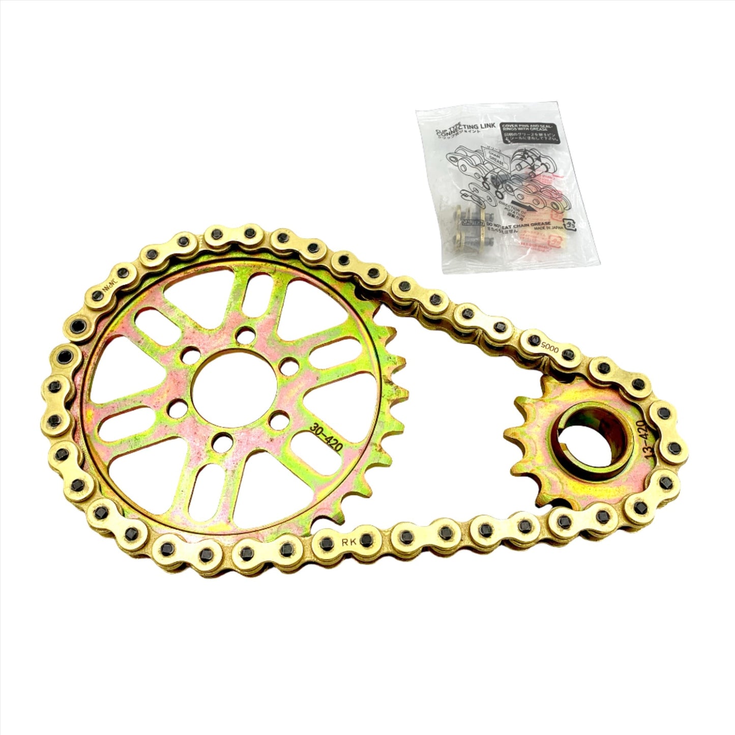 DirtyBike RK GB420MXU Primary Chain Drive Kit | Surron Light Bee, Segway X160/X260