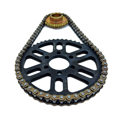 219 KMC Non-Sealed Primary Belt to Economy Chain Conversion Kit | Surron LBX