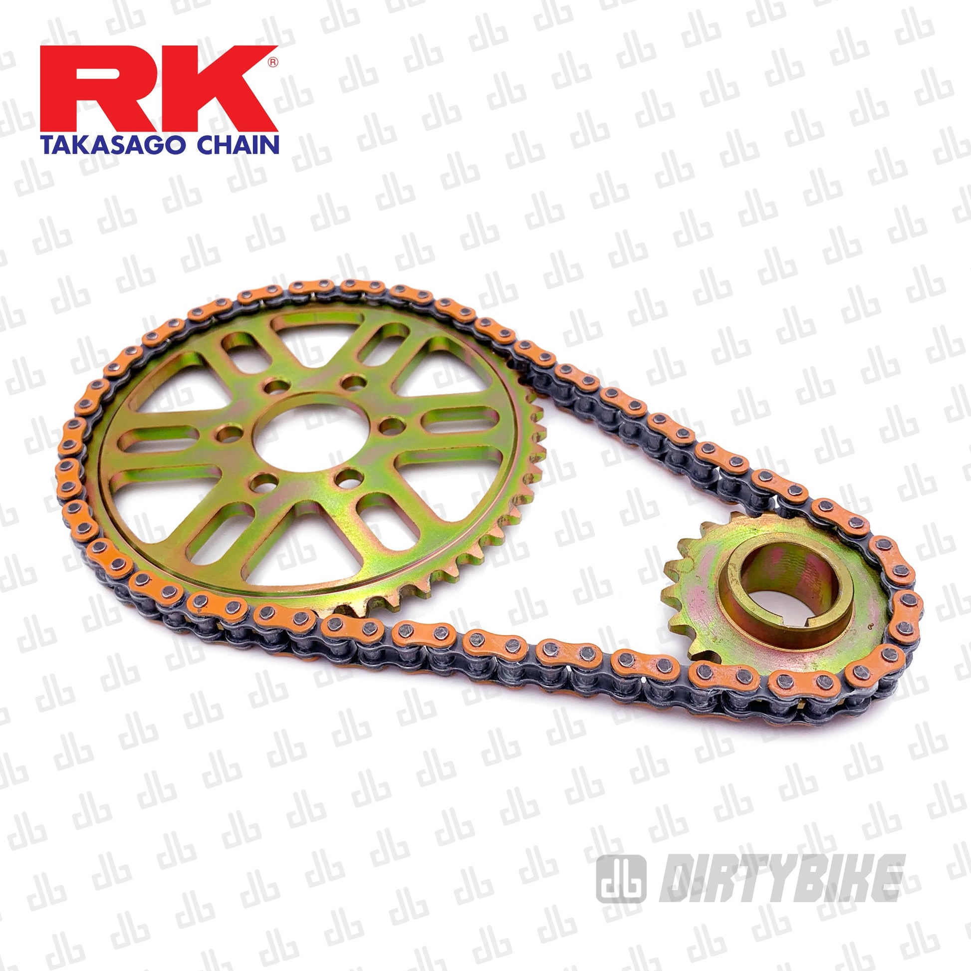 219RK Sealed O-Ring Chain Gold Series Primary Belt to Chain Conversion Kit Surron LBX - REVRides