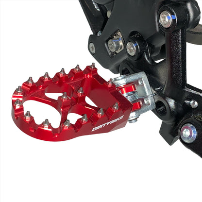 DirtyBike CNC Aluminum Foot Pegs for Altis Sigma,Talaria Sting MX4/ MX3/ XXX