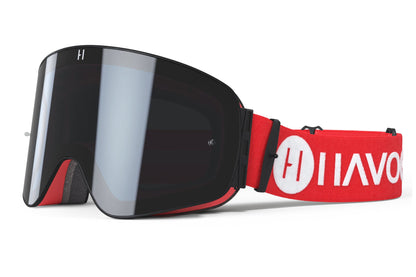 Surronster YT Infinity Goggles | Havoc Red and Smoke | Off-Road and Motocross Riders