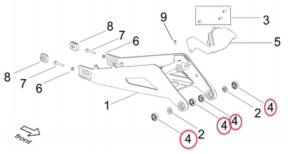 DirtyBike Bearing Kit Swingarm Surron LBX - REVRides