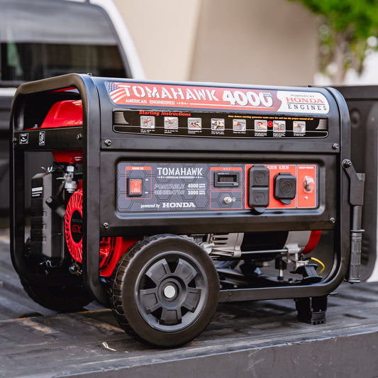 Tomahawk TG4000H 4000W Honda Generator | E-Moto Charging & Backup Power