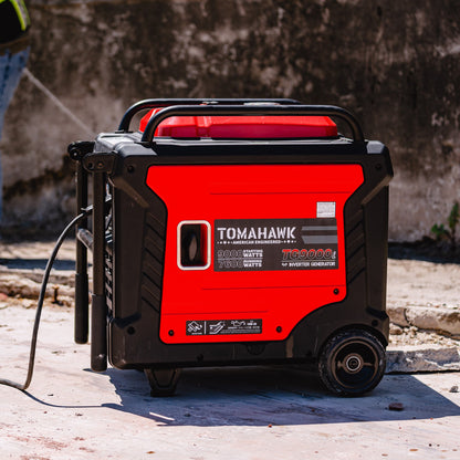 Tomahawk TG9000i 10500W Inverter Generator | E-Moto Charging, 120V/240V & Backup Power