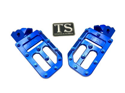 Titanium Surron Custom Foot Pegs | Surron-Style Light E-Moto