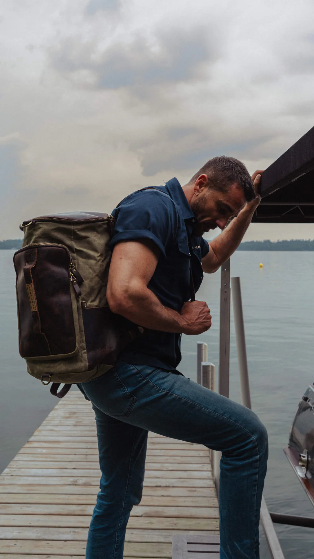 Blue Collar Work Shirt | Durable Everyday Shopwear | By Beachman