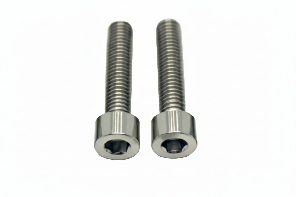 Titanium Motor Shaft Cover Bolts (Set of Two) Surron, Talaria, Segway, 79 Bike