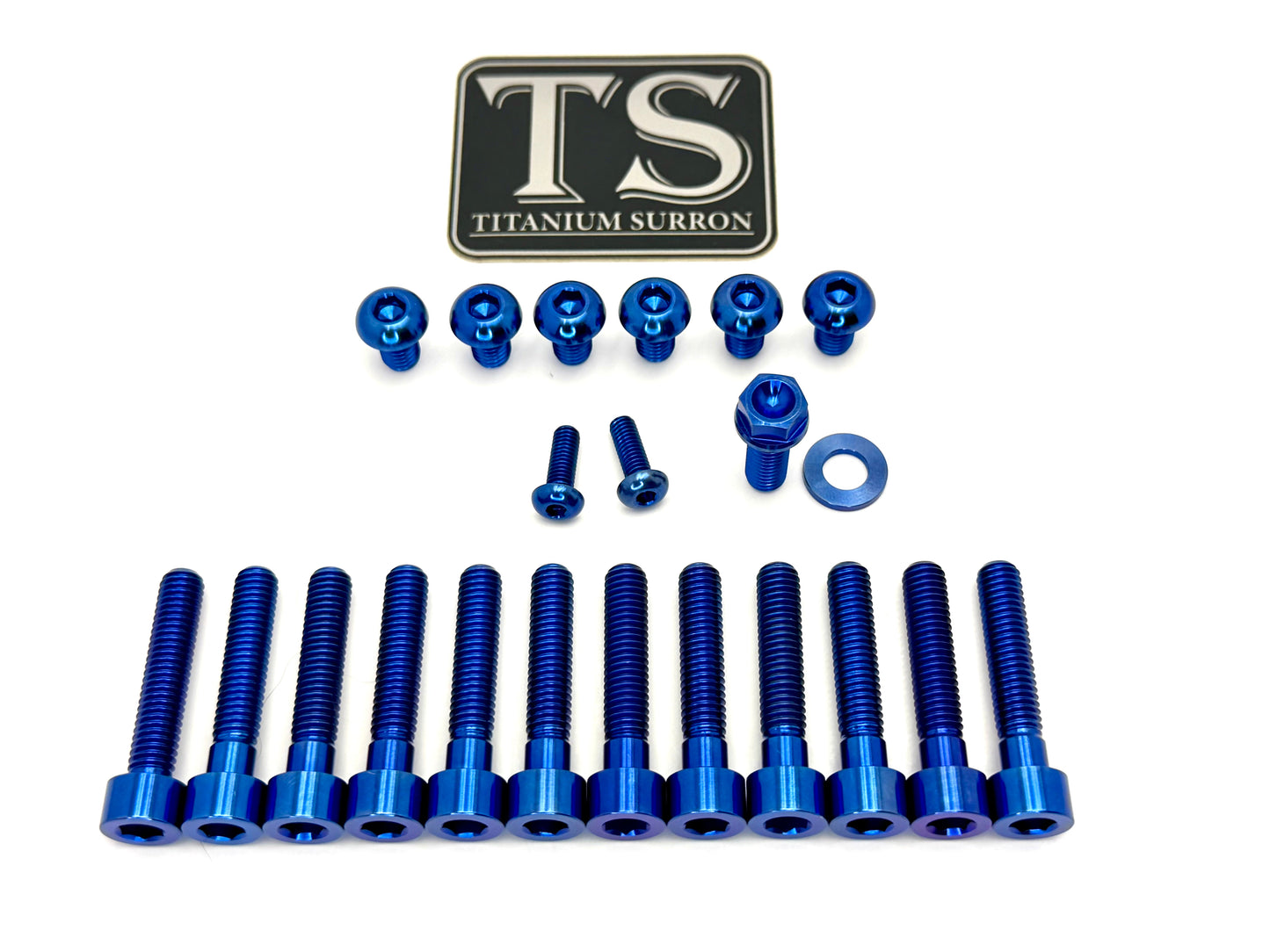Titanium Fork Bolt Kit | Sirris F43 Suspension Fork (22 Pieces)